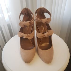 AQUAZZURA sandy pumps, sz 38.5
